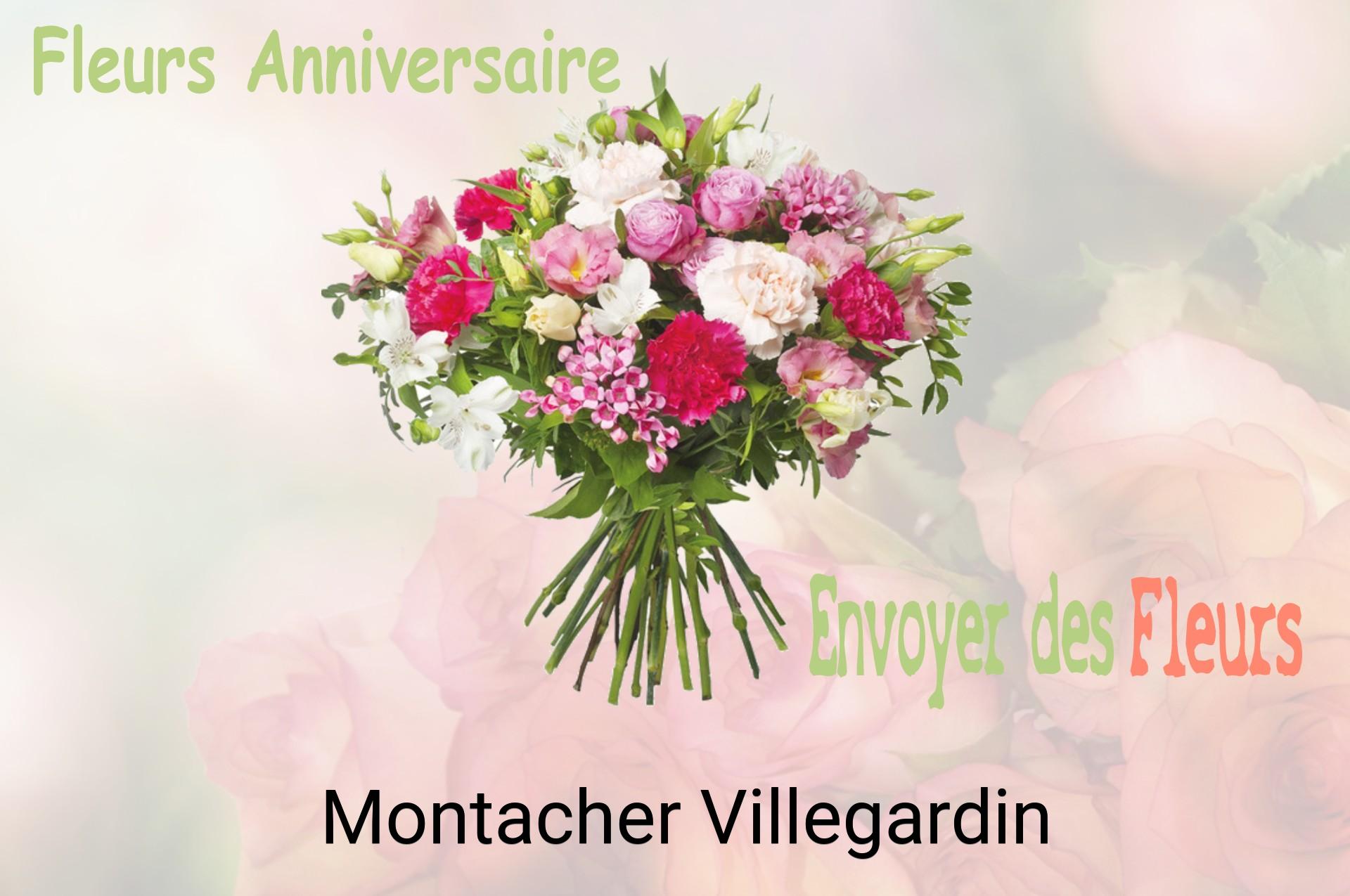 Bouquet de fleurs d’anniversaire livré à Montacher-Villegardin